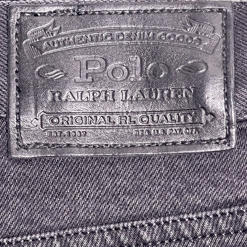 Polo Ralph Lauren 34R Black Avery Beaded Boyfriend  Jeans Aztec Southwestern - Picture 4 of 16